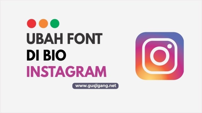 Cara Membuat Font Di Bio Ig