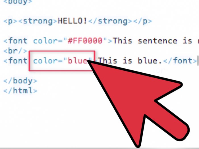 Cara Mengubah Warna Tulisan Di Html