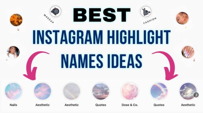 Nama Highlight Instagram Aesthetic Untuk Teman