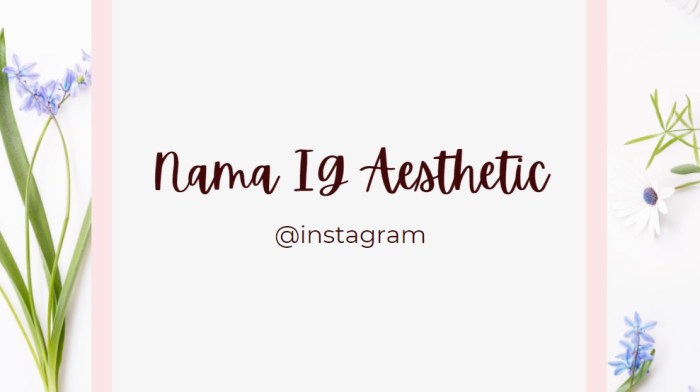 Nama Ig Kelas Aesthetic Kuliah