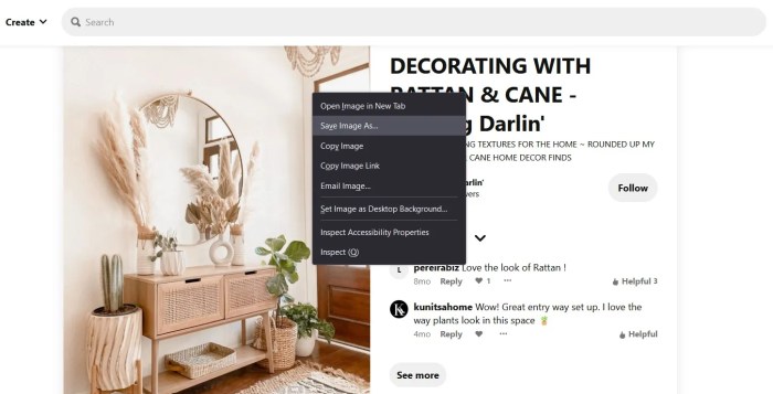 Cara Simpan Video Pinterest Ke Galeri