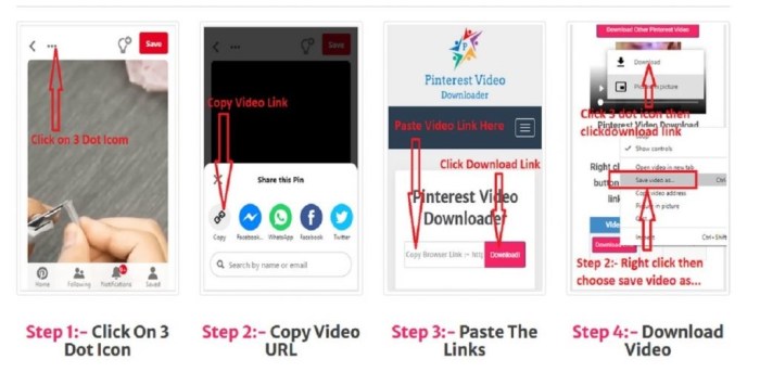 Simpan Video Pinterest Ke Galeri