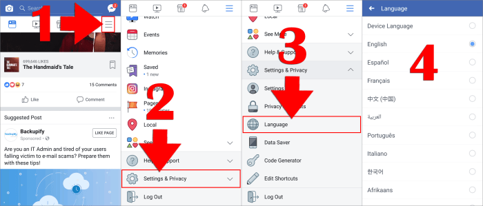 Cara Ubah Bahasa Di Fb Panduan Lengkap