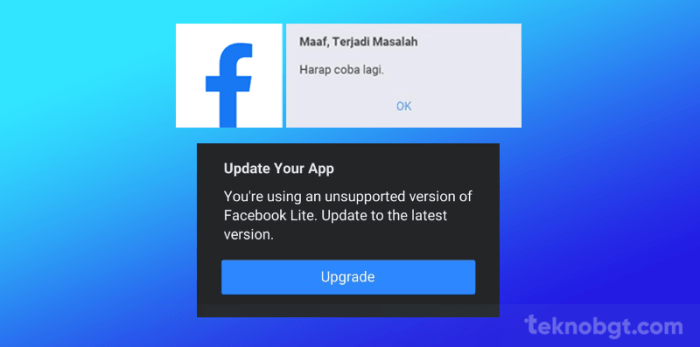 Kenapa Tidak Bisa Buka Fb Lite