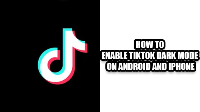 Cara Mengubah Tema TikTok Menjadi Hitam di Android