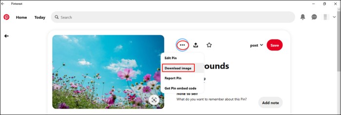 Cara Simpan Video Pinterest Ke Galeri